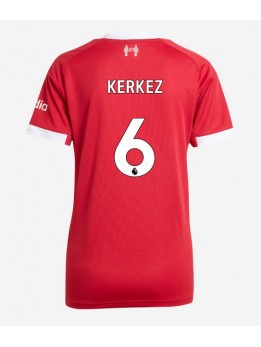 Liverpool Milos Kerkez #6 Zenski Domaci Dres 2025-26 Kratak Rukavima Liverpool Milos Kerkez #6 Zenski Domaci Dres 2025-26 Kratak Rukavima